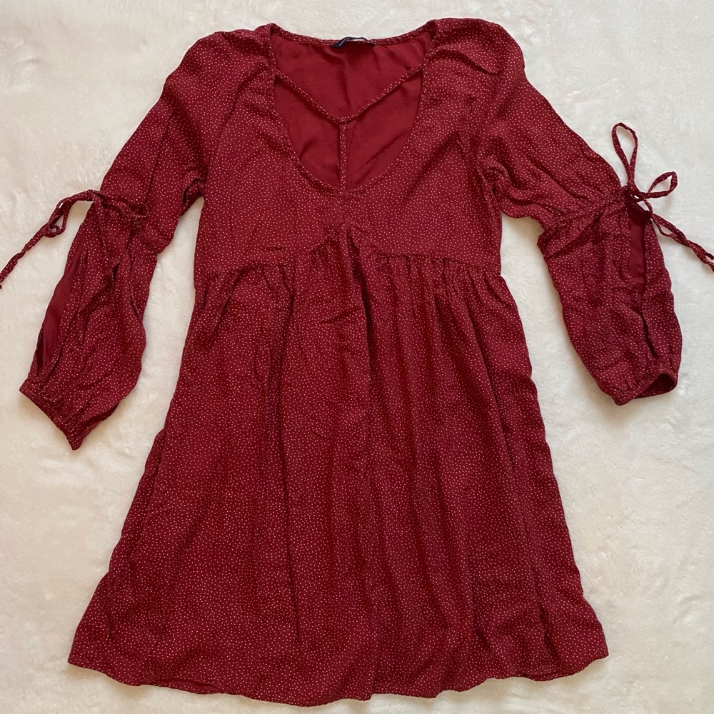 Long sleeve flowy dress